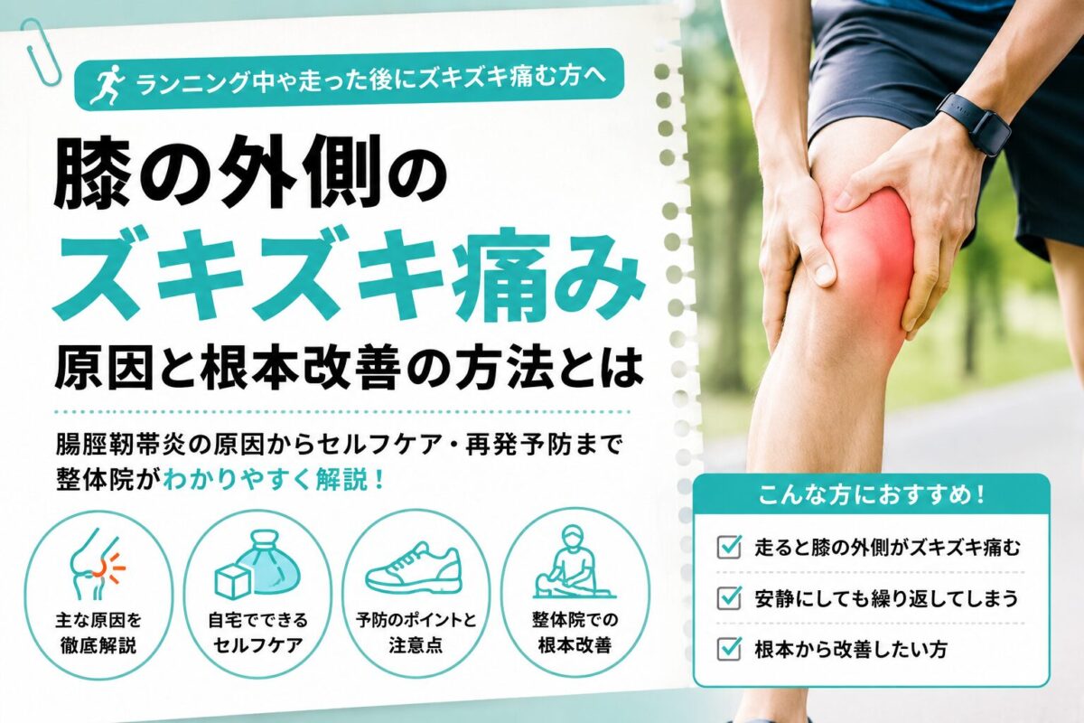 膝 の 外側 が 痛い 治し 方